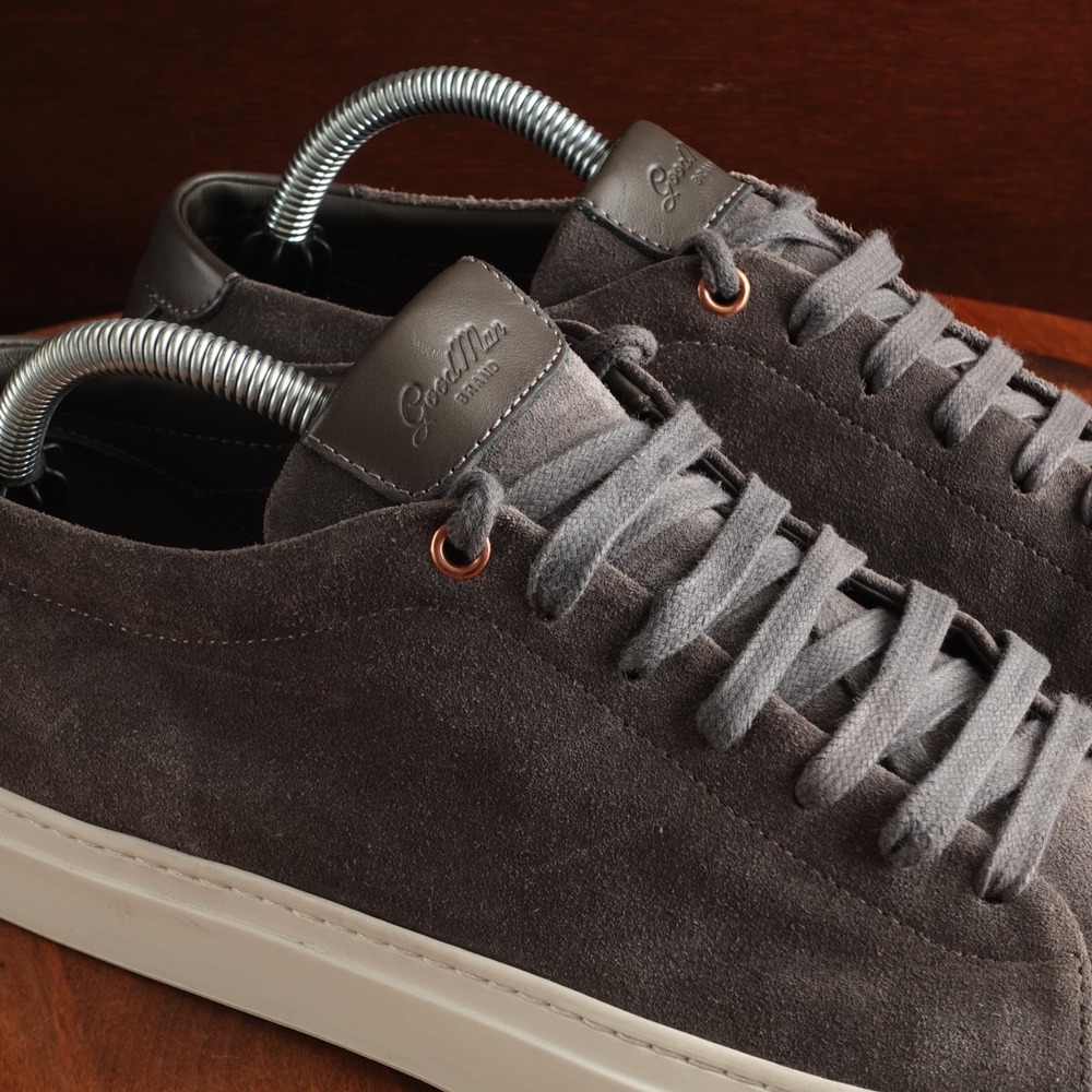 Good Man Brand Sneakers Mens Size 9 Gray Edge Modern Casual Contemporary Shoes - Picture 7 of 15
